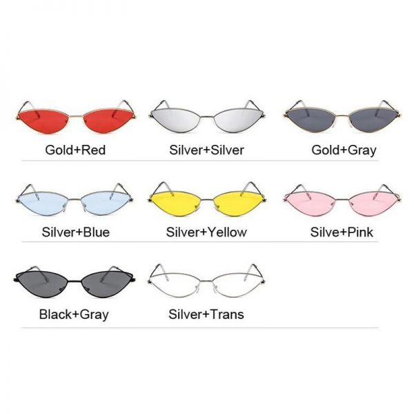 Cat Eye Retro Sunglasses / 8 Colours - 1 - Kawaii Mix