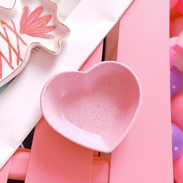 Eco Pink Snack Bowls - 2 - Kawaii Mix