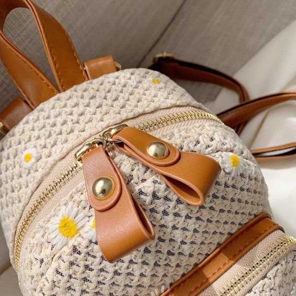 Sunflower Mini Woven Backpack - 5 - Kawaii Mix