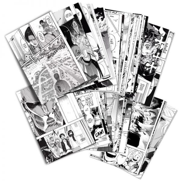 50pcs Anime Manga Cards - 3 - Kawaii Mix