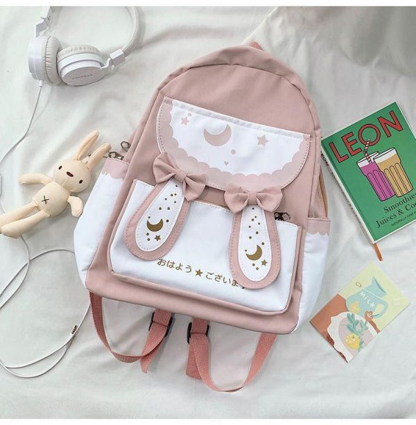 Bunny Stars Pastel Nights Backpack - 1 - Kawaii Mix