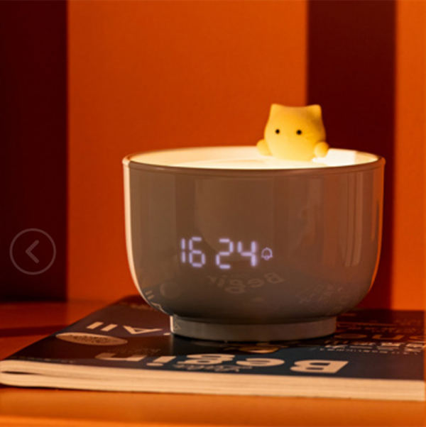LED Cute Teacup Cat alarm clock light - 3 - Kawaii Mix