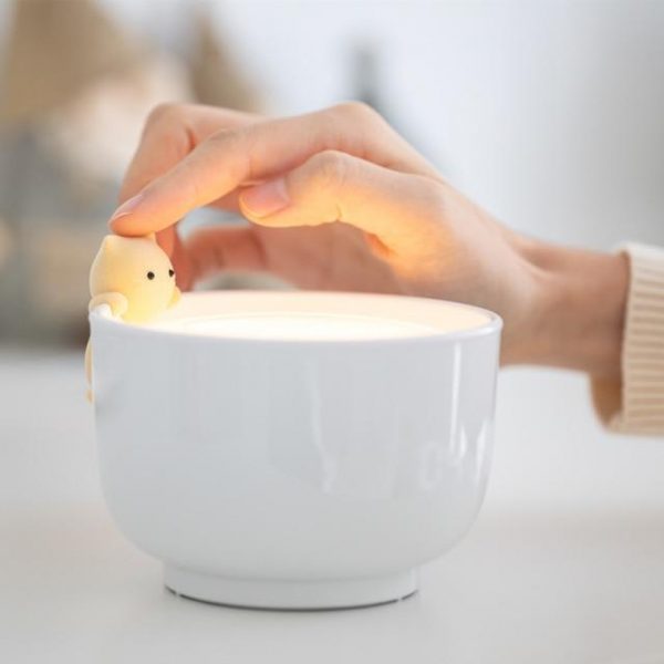 LED Cute Teacup Cat alarm clock light - 2 - Kawaii Mix