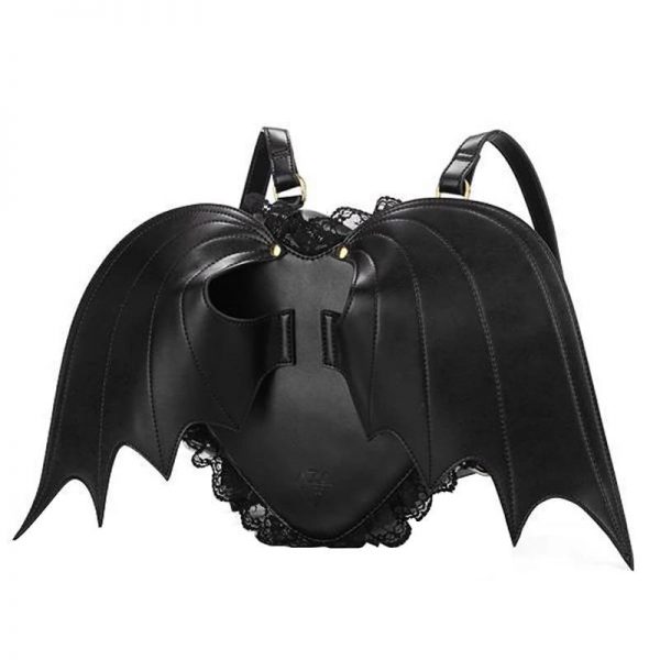 Kawaii Goth Bat Wing Backpack - 1 - Kawaii Mix
