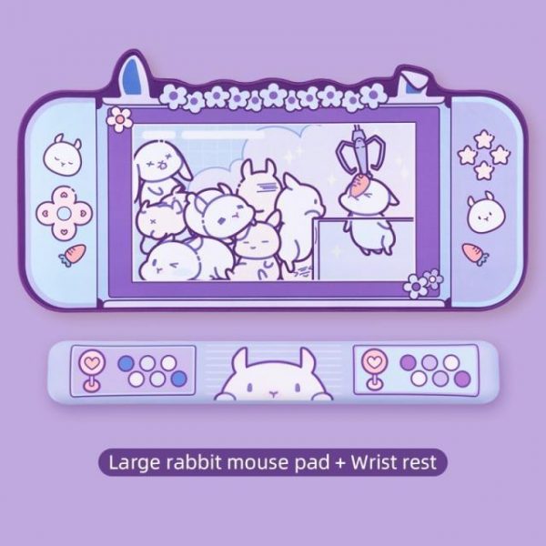 Bunny Gacha Desk Pad Mouse Mat - 7 - Kawaii Mix