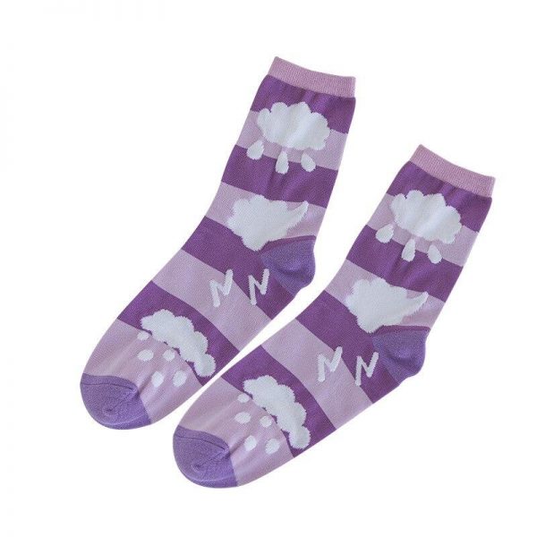 Pastel Sky Cute Socks - 5 - Kawaii Mix