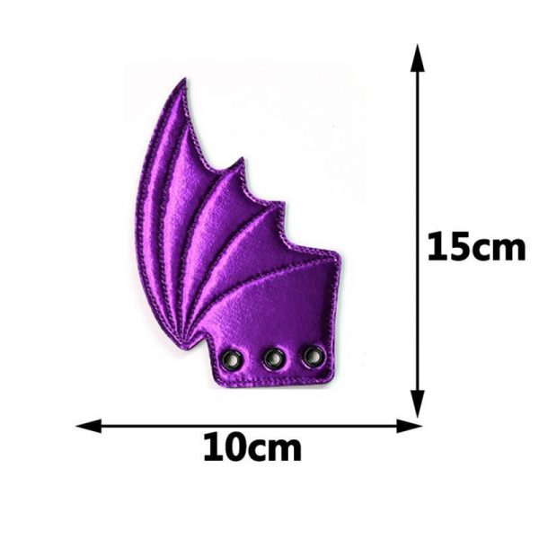 Bat Wing Shoe Lace Charm - 35 - Kawaii Mix
