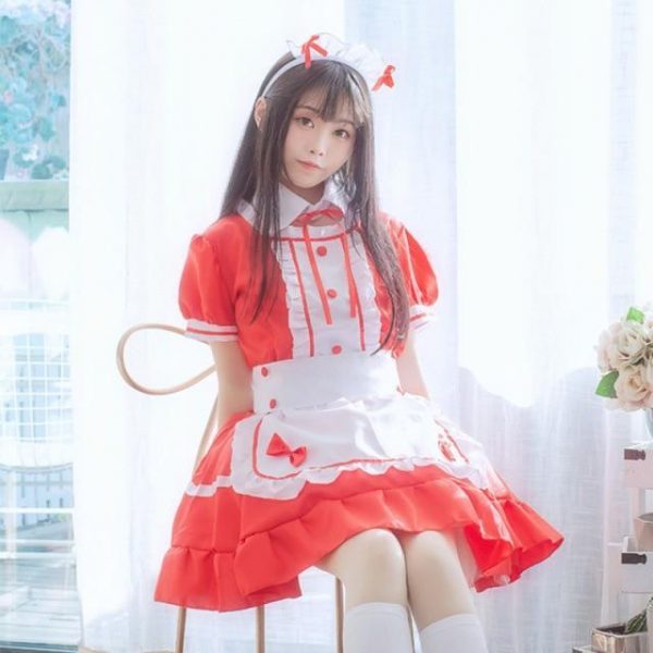 Kawaii Maid Pastel Dress - 7 - Kawaii Mix