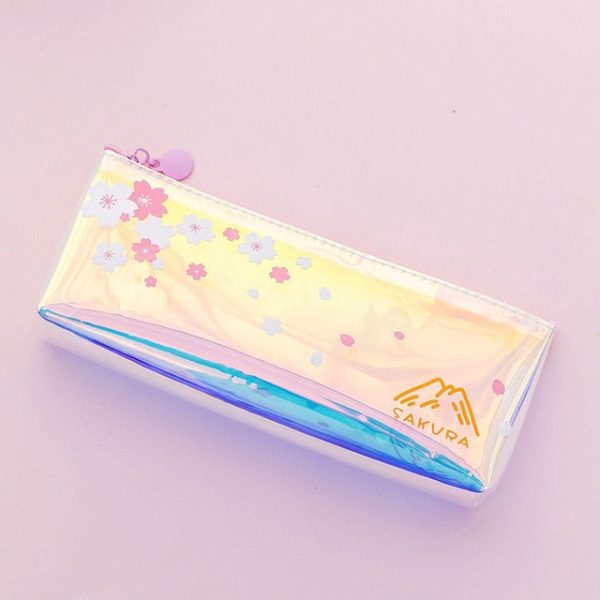 Laser Sakura Pencil Case - 2 - Kawaii Mix