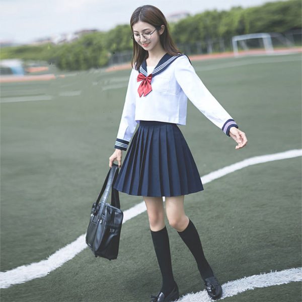 Kawaii Sailor Girl Two Piece - Shirt & Skirt S - XXXXL - 2 - Kawaii Mix