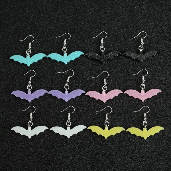 Kawaii Bat Pastel Earrings - 2 - Kawaii Mix