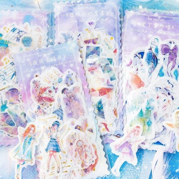 60pcs/pack Girl's Fairy High Stickers - 1 - Kawaii Mix