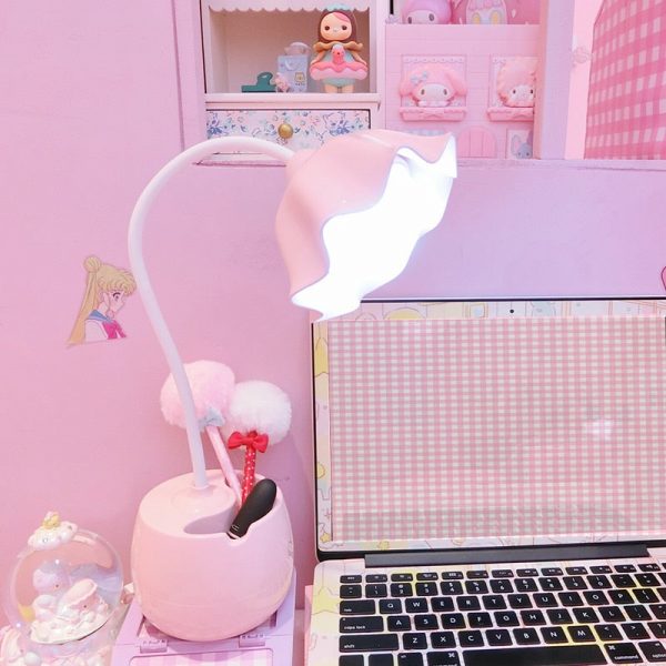 Pink Sakura Desk Lamp Light - 1 - Kawaii Mix
