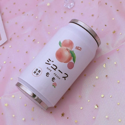 Stainless Steel Japan Juice Fruity Drink Cans - 6 - Kawaii Mix