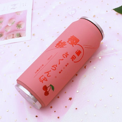 Stainless Steel Japan Juice Fruity Drink Cans - 35 - Kawaii Mix