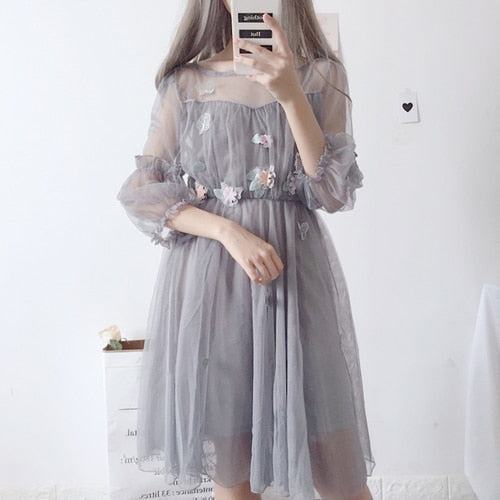 Phillipa Fairy Dreams Lace Dress One Size - 6 - Kawaii Mix