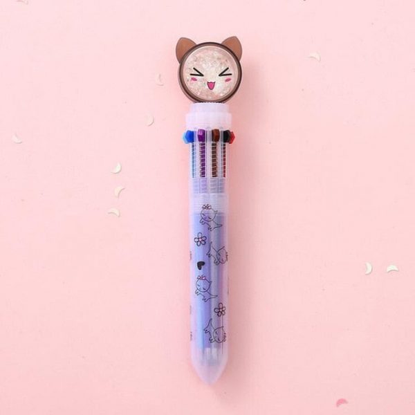 1PC Multi-color Kitty Kawaii Pen - 3 - Kawaii Mix