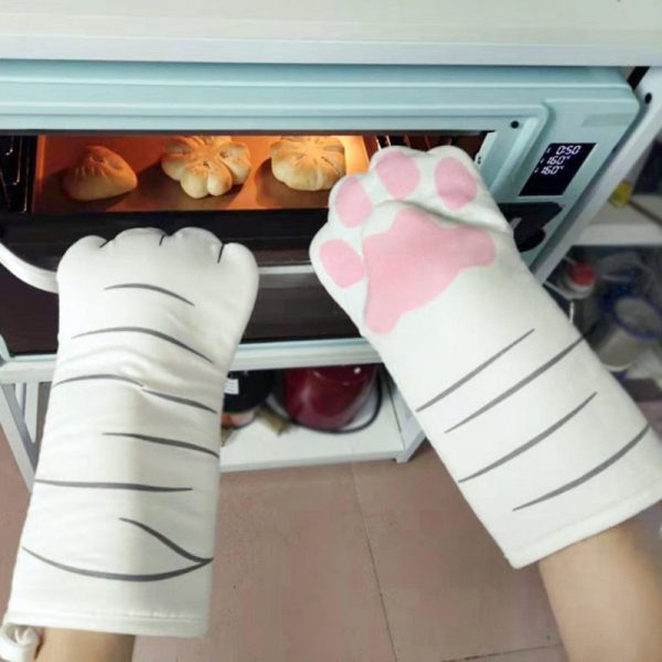 Cat Paw Kitchen Cooking Gloves - 1 - Kawaii Mix
