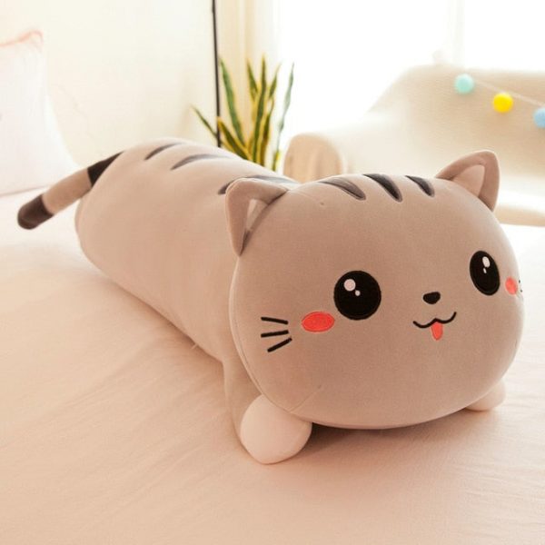 50/130cm Bed Cuddle Kitty Cat Plushie - 3 - Kawaii Mix