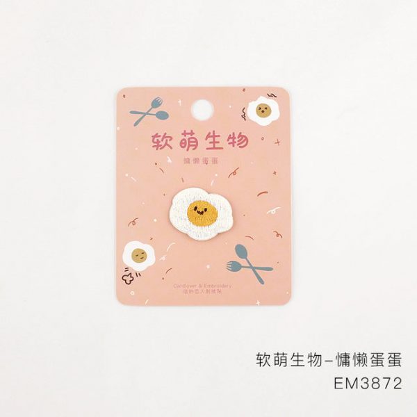 1pc Cute Food Embroidery Patches - 6 - Kawaii Mix
