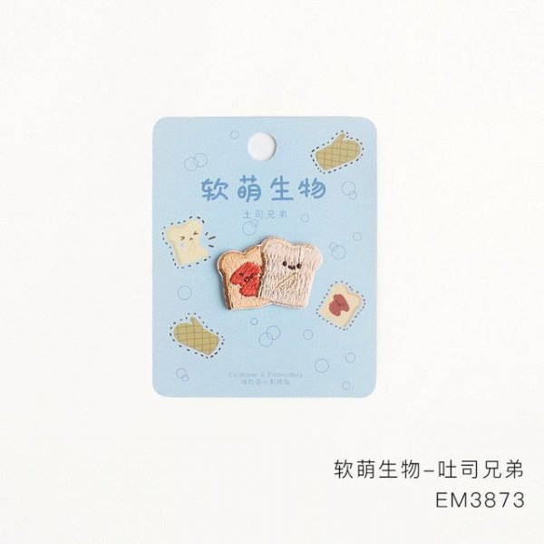 1pc Cute Food Embroidery Patches - 7 - Kawaii Mix