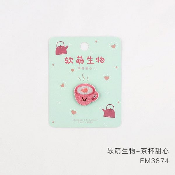 1pc Cute Food Embroidery Patches - 8 - Kawaii Mix