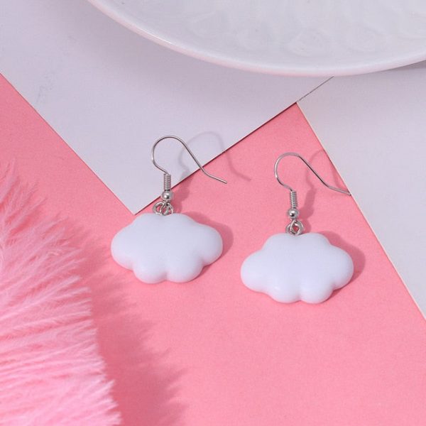Mono Cloud Earrings - 4 - Kawaii Mix