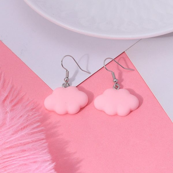 Mono Cloud Earrings - 3 - Kawaii Mix