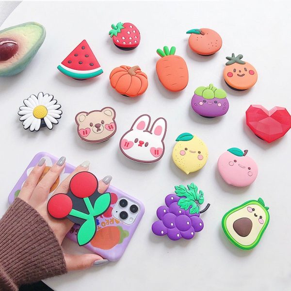 Cute Fruits Mobile Phone Grip Stand - 1 - Kawaii Mix