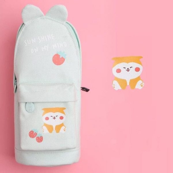 Happy Day Cat Backpack Pencil Case - 6 - Kawaii Mix