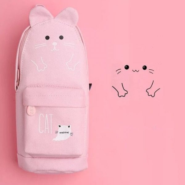 Happy Day Cat Backpack Pencil Case - 10 - Kawaii Mix