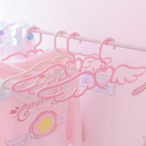 5/10PCS Winged Heart Hanger Set - 1 - Kawaii Mix