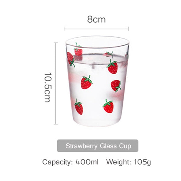 Kawaii Strawberry Glass Water Jug + Cup - 7 - Kawaii Mix