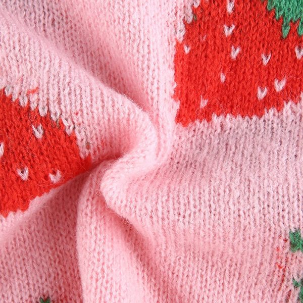 Strawberry Knit Vest - 7 - Kawaii Mix