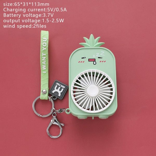 Kawaii Bun Bun Mini Fan - 3 - Kawaii Mix