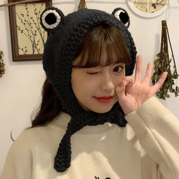 Knitted Froggy Hat - 6 - Kawaii Mix