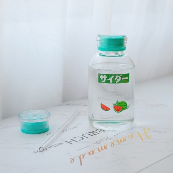 450ml Fruity Japanese Milk Bottle - 8 - Kawaii Mix