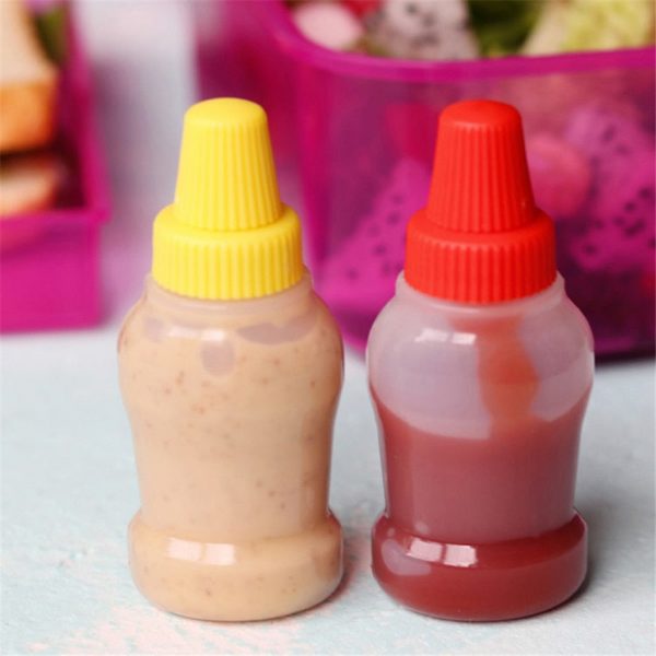 2pcs/set 25ML Mini Lunch Box Sauce Bottle - 2 - Kawaii Mix