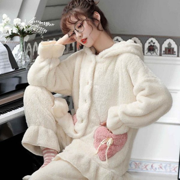 Mabel Flannel Set Nightwear - 7 - Kawaii Mix