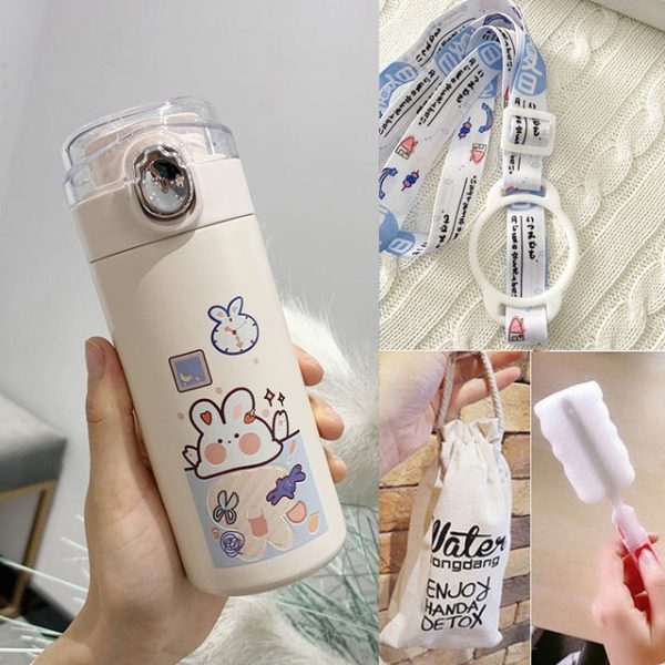320ml Kawaii Bear Korean Thermos Flask - 7 - Kawaii Mix