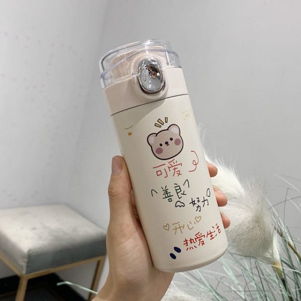 320ml Kawaii Bear Korean Thermos Flask - 11 - Kawaii Mix