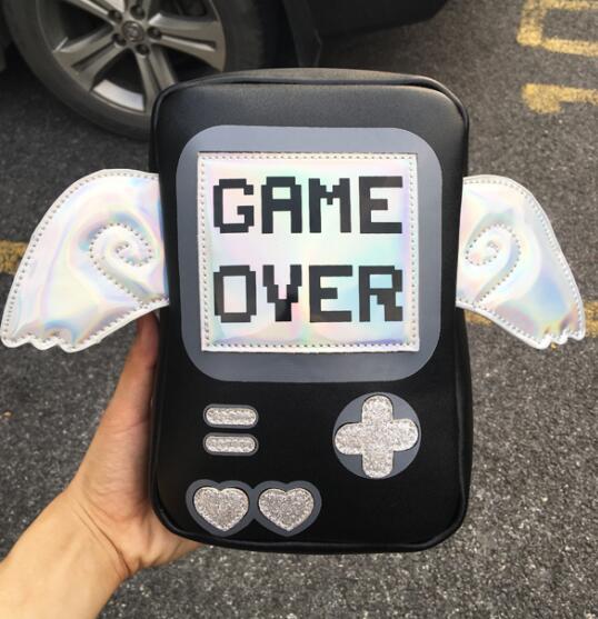 Game Over Crossbody Wings Bag - 3 - Kawaii Mix