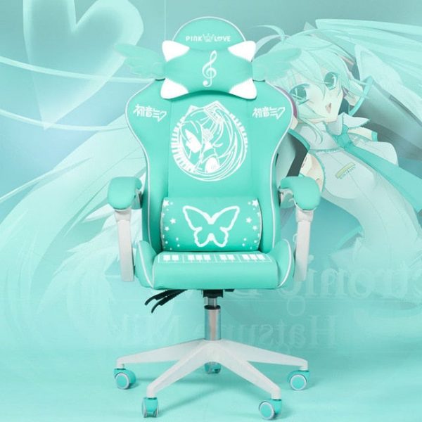 Pink Love Anime Gaming Chair | 4 Styles - 4 - Kawaii Mix