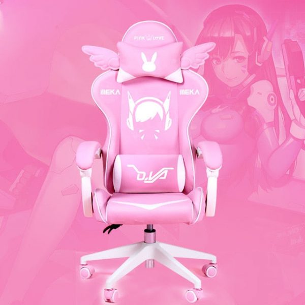 Pink Love Anime Gaming Chair | 4 Styles - 2 - Kawaii Mix