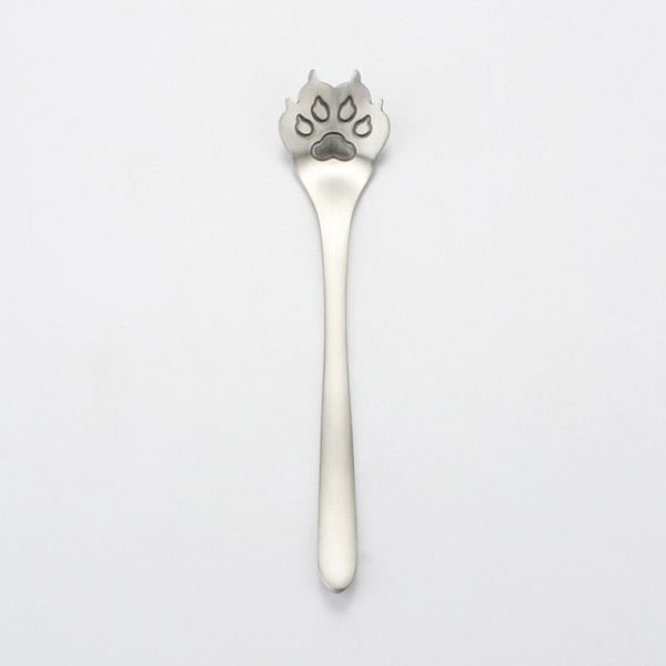 Cat Paw Stainless Steel Sugar Spoon - 4 - Kawaii Mix