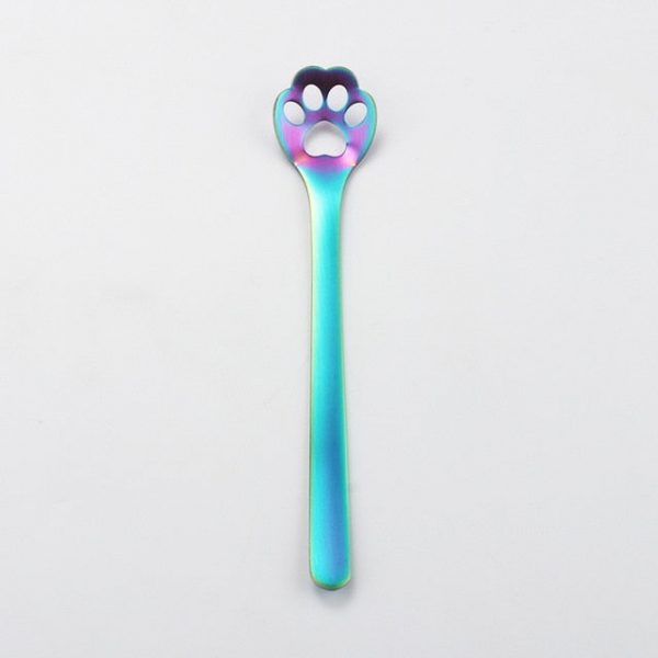 Cat Paw Stainless Steel Sugar Spoon - 11 - Kawaii Mix