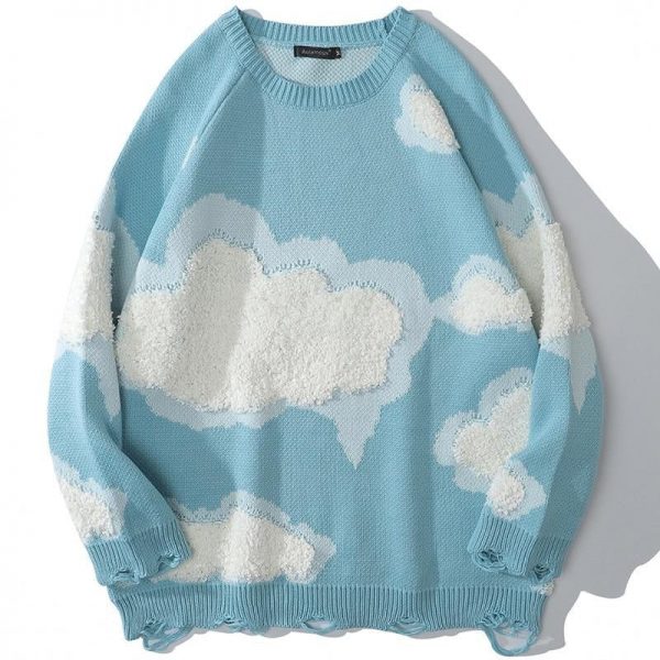 Oversize Cloud Sweater - 2 - Kawaii Mix