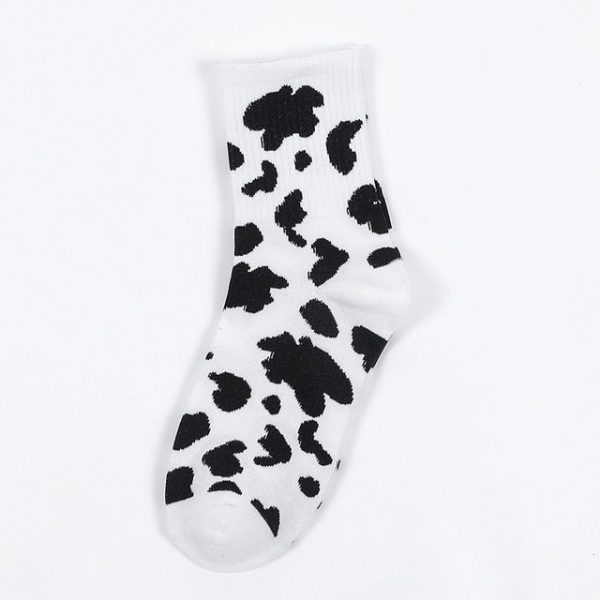 Black n White Aesthetic Socks - 7 - Kawaii Mix