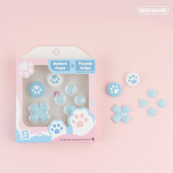 Switch D-pad Switch Button Covers - 2 - Kawaii Mix