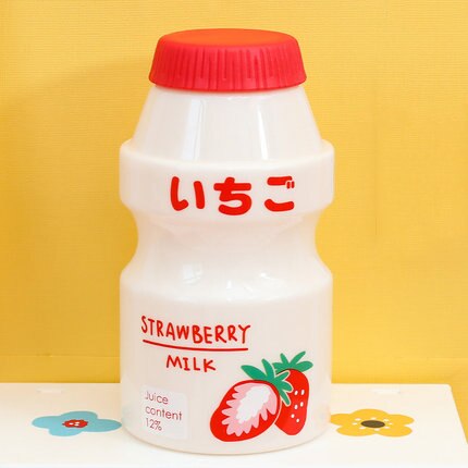 Kawaii Cute Fruity Milk Water Bottle - 11 - Kawaii Mix